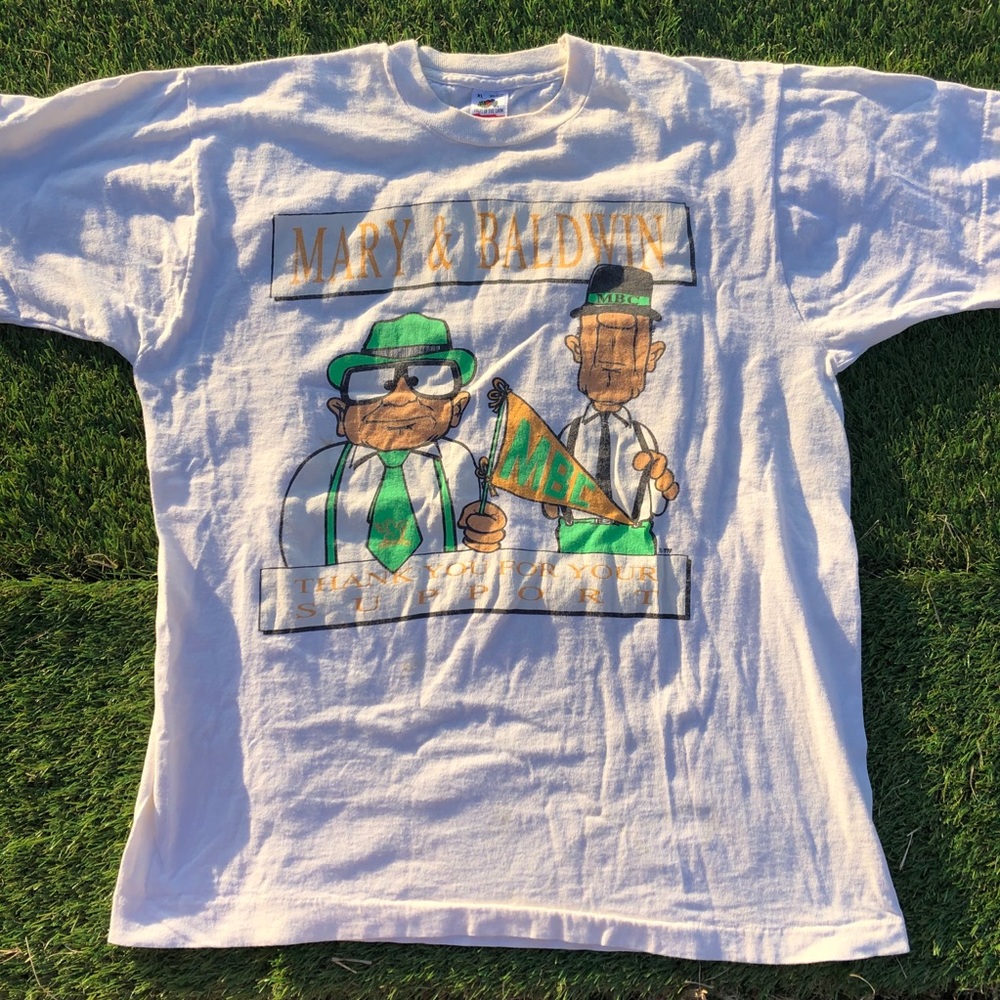 Vintage 1990 Mary & Baldwin Shirt XL